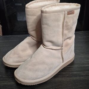 Emu women's tan suede boots Sz 7 Great condition